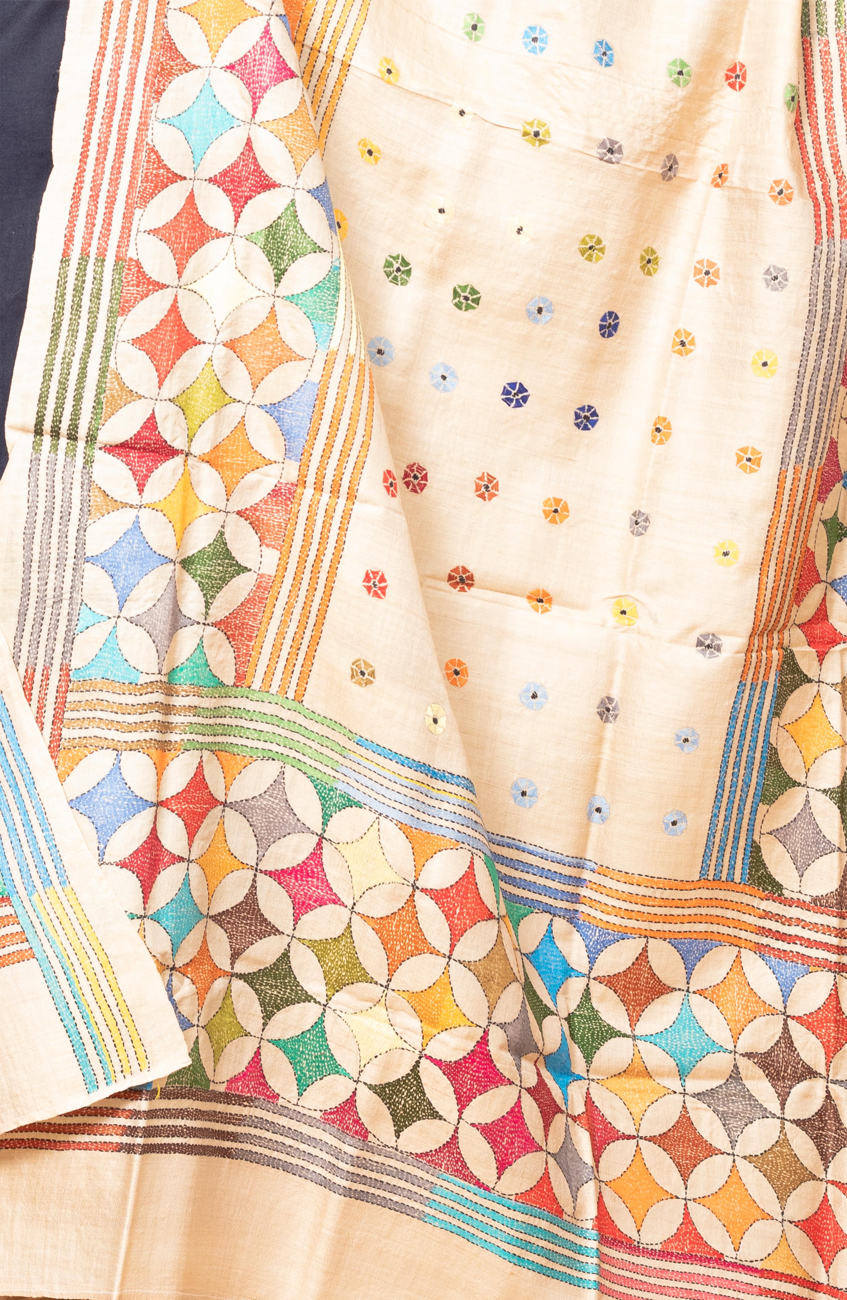 Multicolour Full Gachi Tussar Dupatta 36&