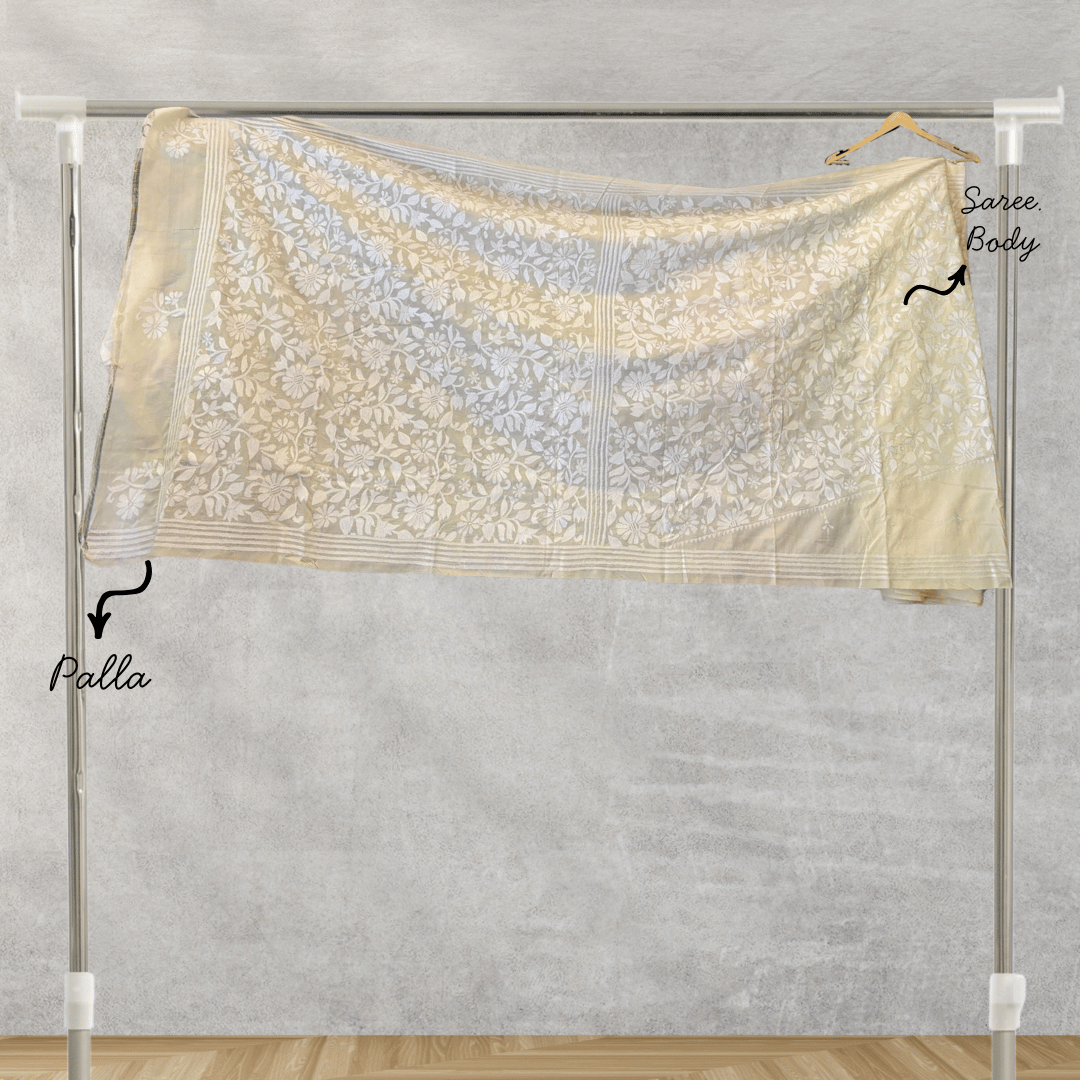 Tussar Saree with Kantha Work