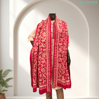 Pink Pure Silk Dupatta