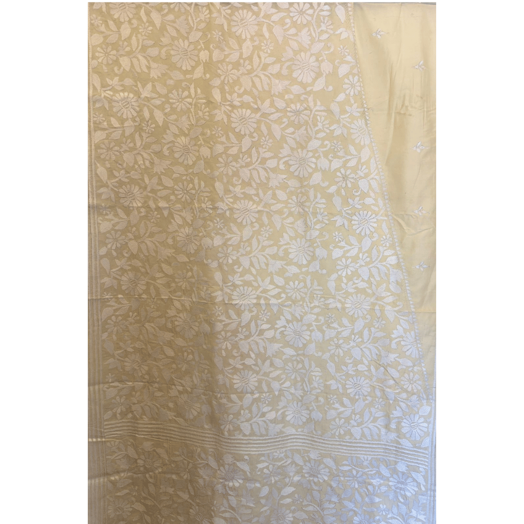 Tussar Saree with Kantha Work