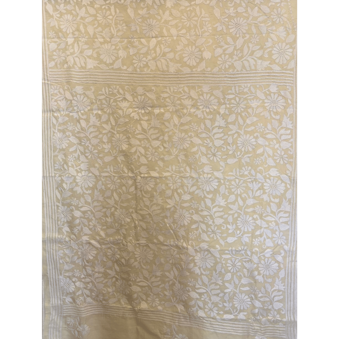 Tussar Saree with Kantha Work