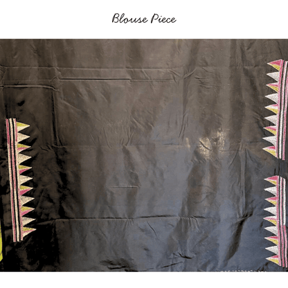 Blended Silk Saree with Kantha Work