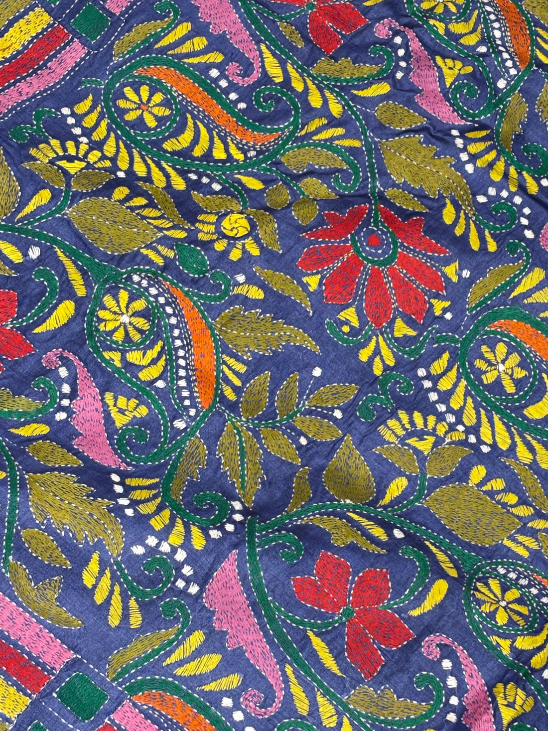 Multicolour Dyed Tussar Saree