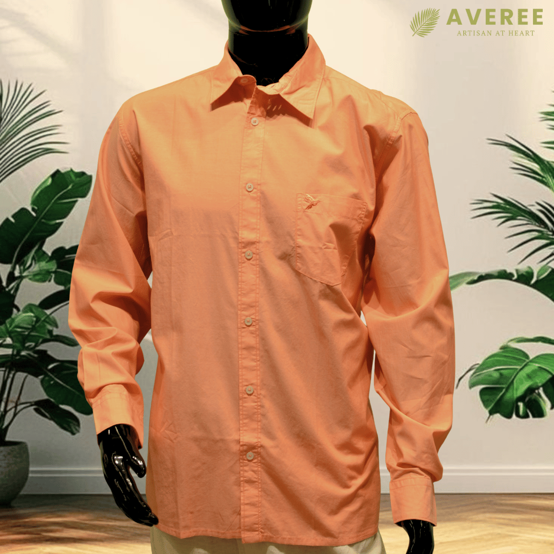 Cotton Shirt - Orange