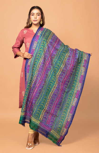 Blue Dye Dupatta 36&