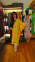 Yellow Kantha Stole